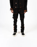 PHEELINGS "DEFYING ODDS" CARGO FLARE STACK DENIM