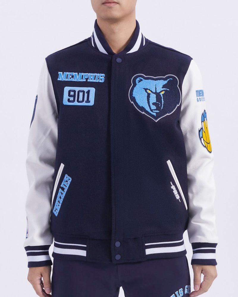 PRO STANDARD MEN MEMPHIS GRIZZLIES AREA CODE VAR JACKET