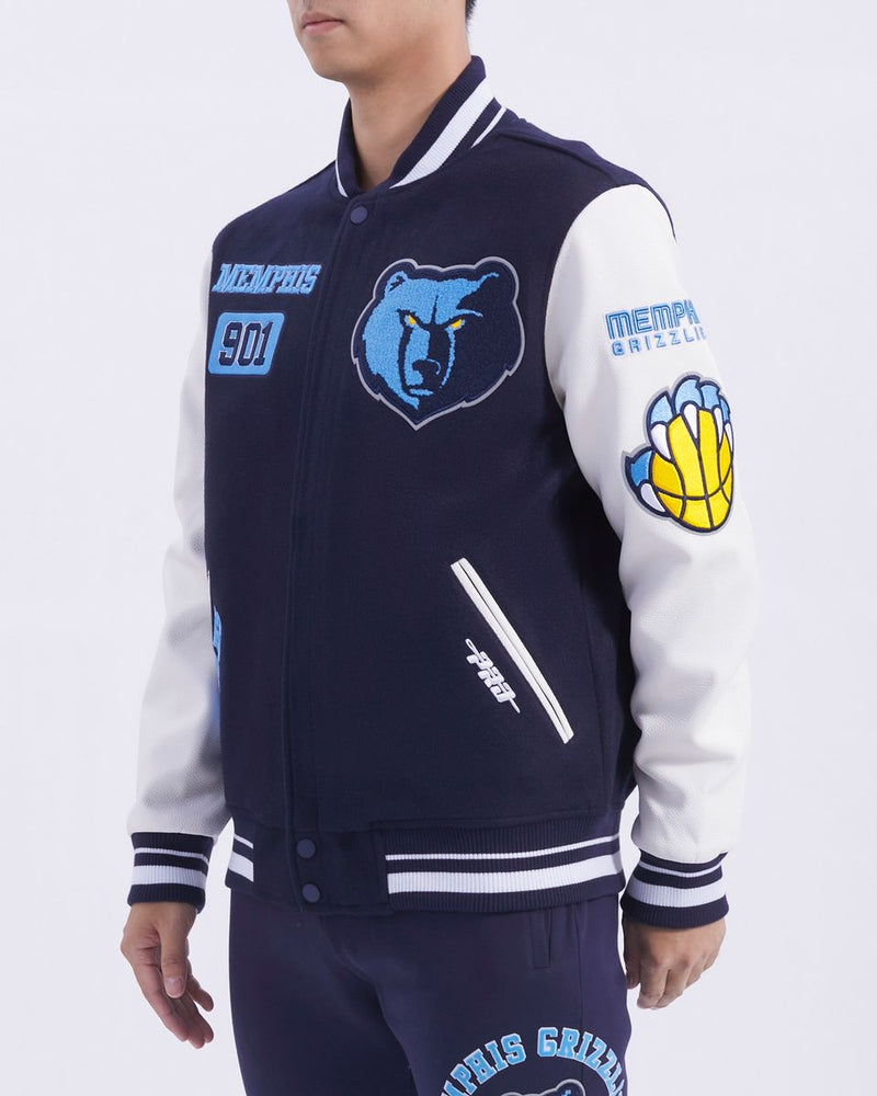 PRO STANDARD MEN MEMPHIS GRIZZLIES AREA CODE VAR JACKET