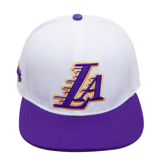 Pro Standard Los Angeles Lakers LA Logo Yellow Snapback Hat