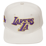 Pro Standard LOS ANGELES LAKERS RETRO CLASSIC LOGO WOOL SNAPBACK HAT