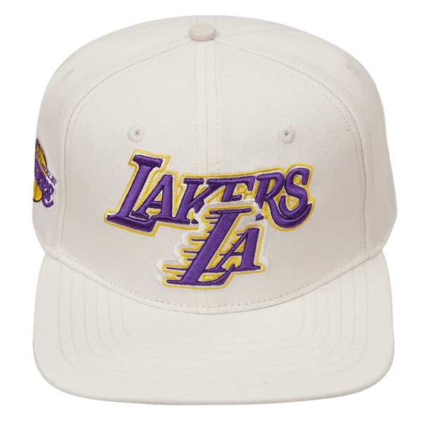 Pro Standard LOS ANGELES LAKERS RETRO CLASSIC LOGO WOOL SNAPBACK HAT