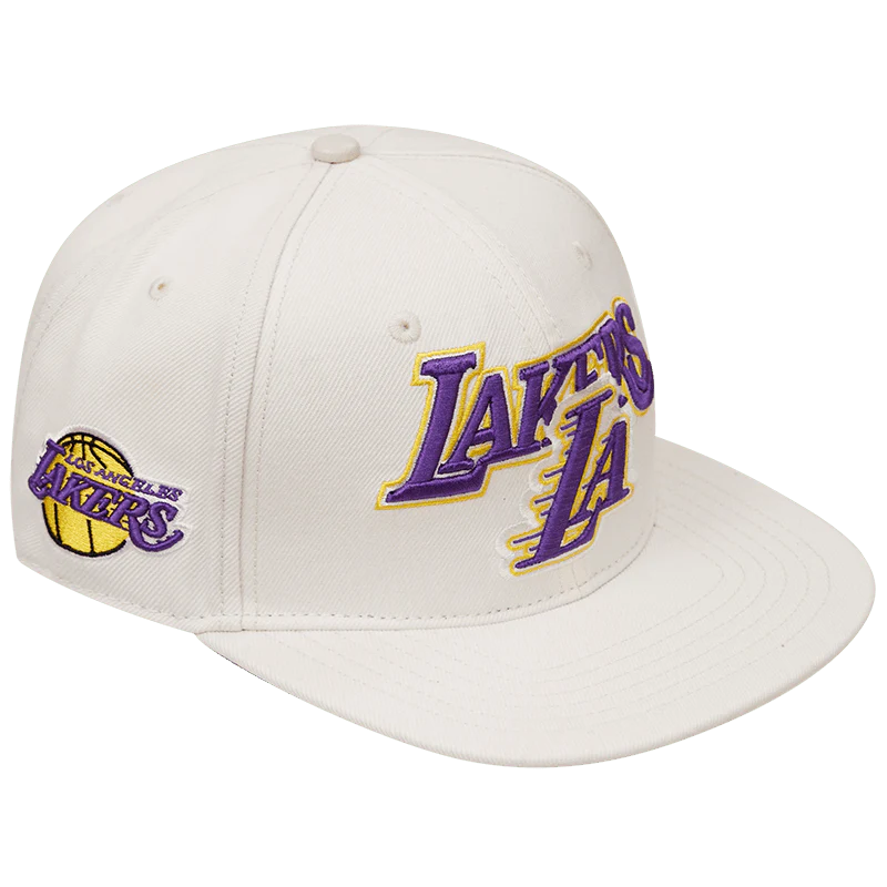 Pro Standard LOS ANGELES LAKERS RETRO CLASSIC LOGO WOOL SNAPBACK HAT