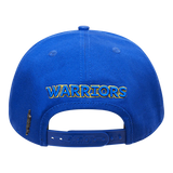 Pro Standard GOLDEN STATE WARRIORS STACKED LOGO WOOL SNAPBACK HAT