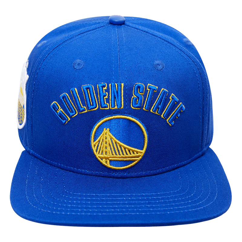 Pro Standard GOLDEN STATE WARRIORS STACKED LOGO WOOL SNAPBACK HAT