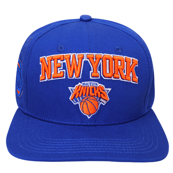 Pro Standard NEW YORK KNICKS STACKED LOGO WOOL SNAPBACK HAT