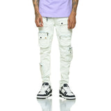 PHEELINGS "LUCID DREAMS" CARGO SKINNY DENIM (FADED LIGHT BLUE)