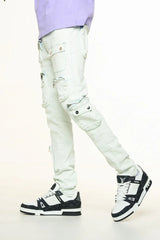 PHEELINGS "LUCID DREAMS" CARGO SKINNY DENIM (FADED LIGHT BLUE)