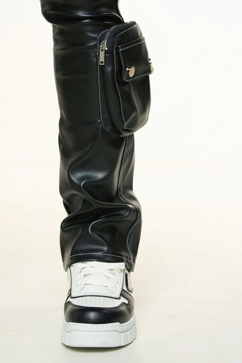 PHEELINGS "FLOAT ON" CARGO FLAIR STACK LEATHER (BLACK