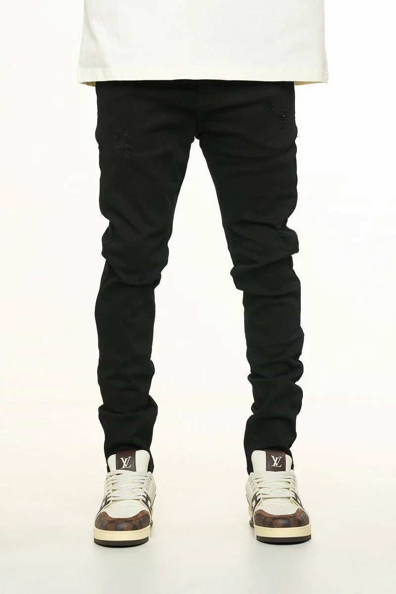 PHEELINGS "ECLIPSE" SKINNY DENIM (JET BLACK)