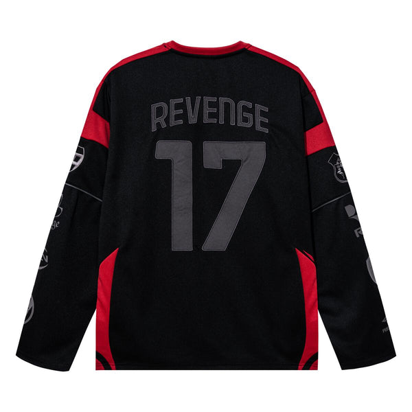 REVENGE RACER PATCH JERSEY BLACK/RED