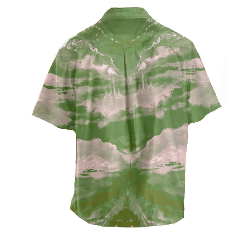 Retrovert DREAMSCAPE BUTTON UP - GREEN