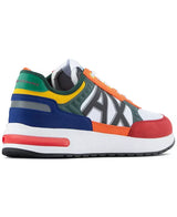 ARMANI EXCHANGE Men's Colorblock Multicolor Fashion Sneaker