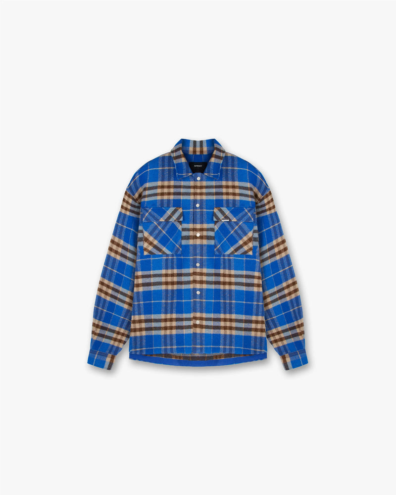 REPRESENT HEAVYWEIGHT INITIAL FLANNEL SHIRT