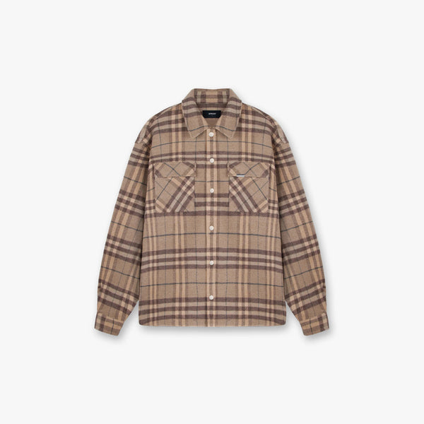 REPRESENT HEAVYWEIGHT INITIAL FLANNEL SHIRT