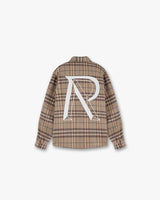 REPRESENT HEAVYWEIGHT INITIAL FLANNEL SHIRT