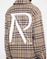 REPRESENT HEAVYWEIGHT INITIAL FLANNEL SHIRT