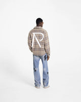 REPRESENT HEAVYWEIGHT INITIAL FLANNEL SHIRT