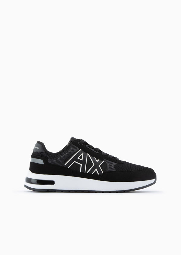 Armani Exchange Logo lettering suede sneakers