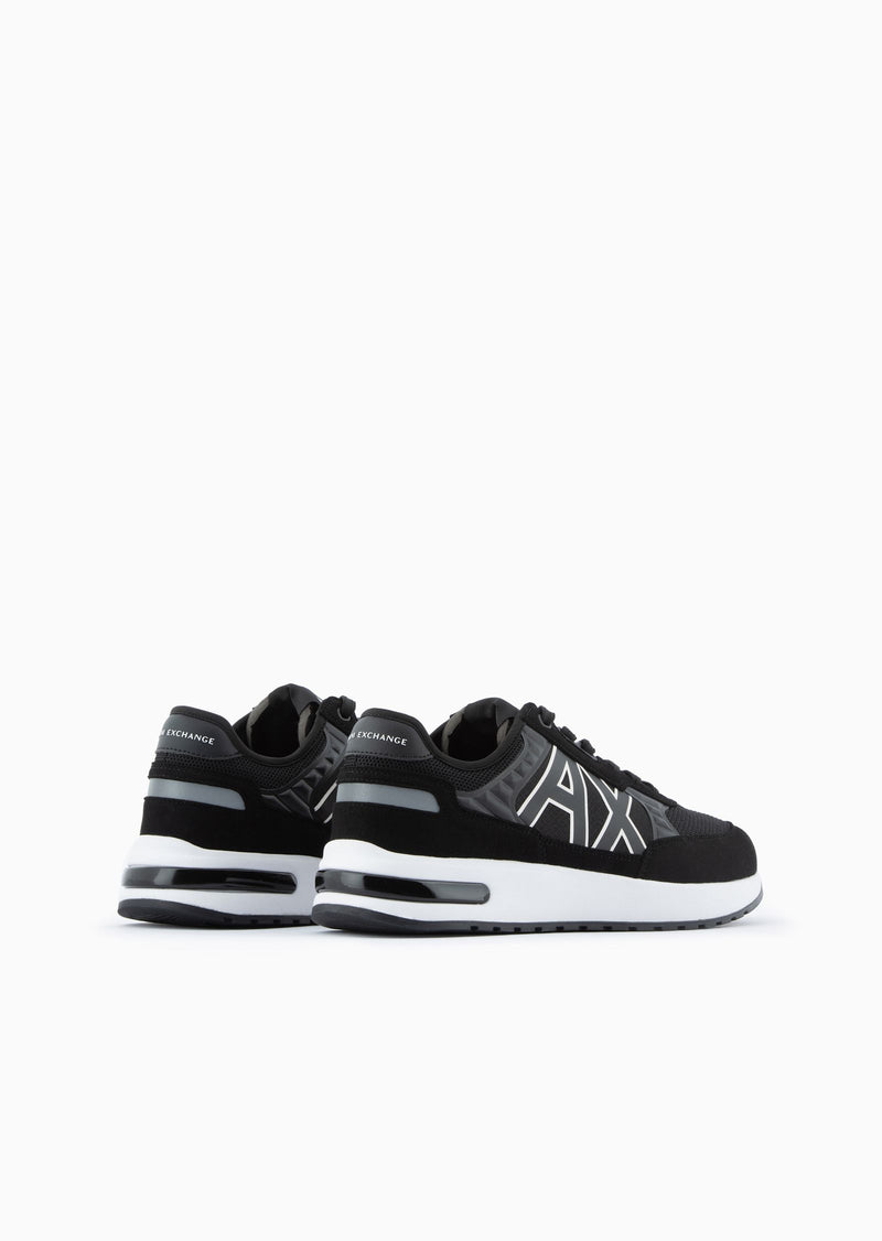 Armani Exchange Logo lettering suede sneakers