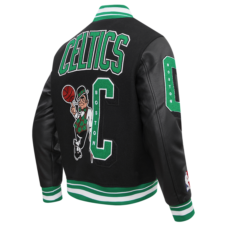 Pro standard NBA BOSTON CELTICS MASHUP MEN'S RIB WOOL VARSITY JACKET