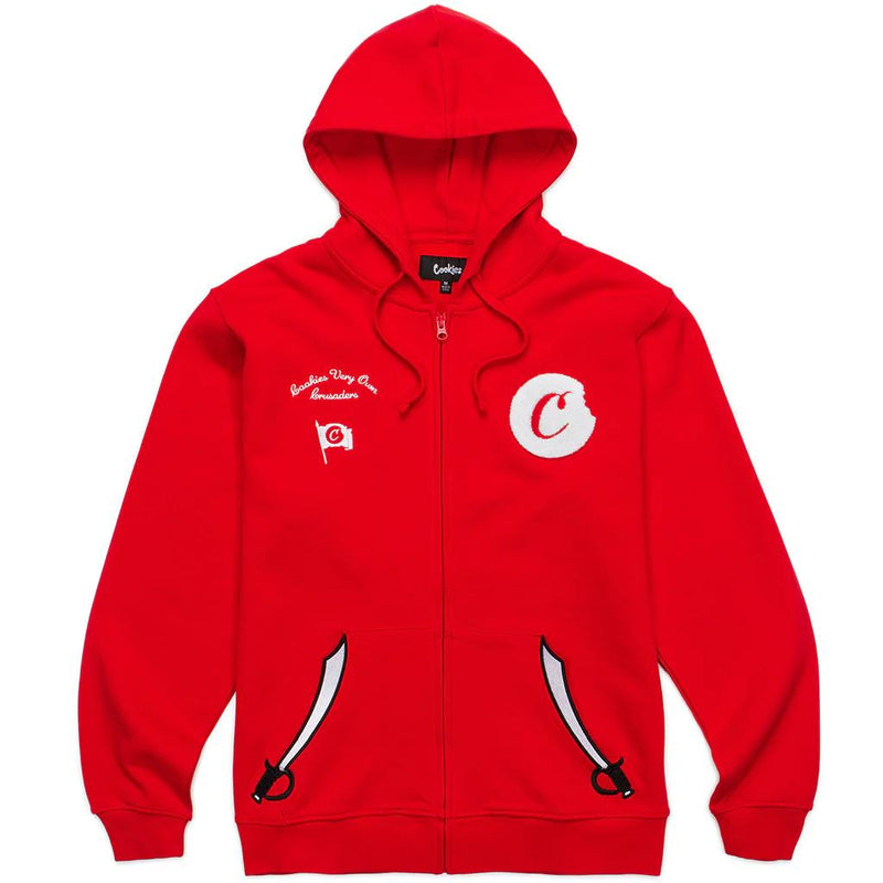 Cookies CRUSADERS ZIP HOODIE JOGGER SET RED Premium Apparel Shops