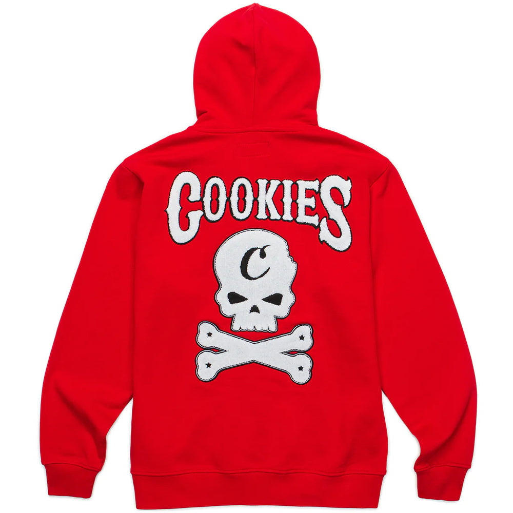 Red cookies hoodie sale