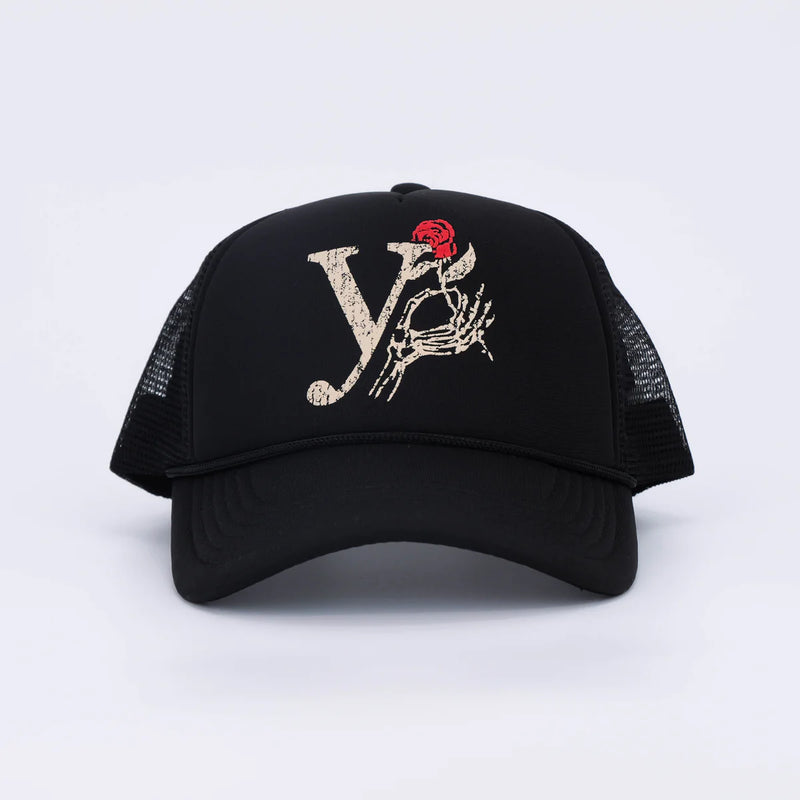 Yesterday is dead fresh possibilities trucker hat black