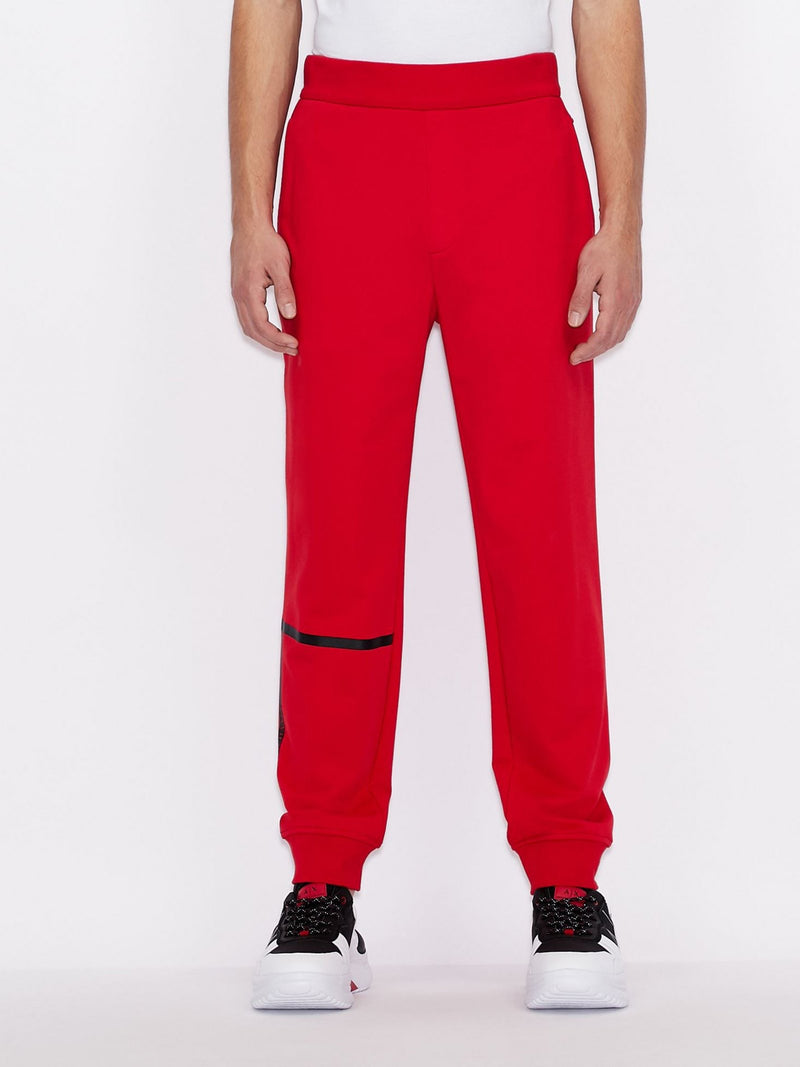 armani exchange red trouser