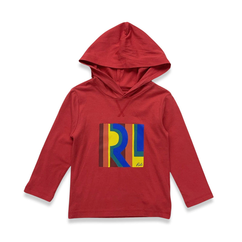 Polo Ralph Lauren Boys Logo Cotton Hooded Toddler Tee