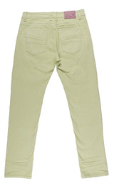 ATIZIANO STRETCH TWILL CARGO JEAN (LIME GREEN)