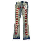 FWRD DENIM & CO. SAINTS X SINNERS STACKED DENIM JEANS