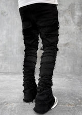 Guapi Denim Obsidian Black Blood Diamond Stacked