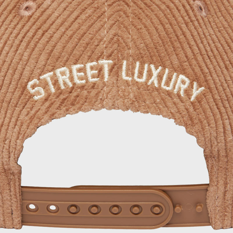 Homme femme Hotel Corduroy Hat Brown