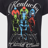 Homme femme CHURCHILL DOWNS TEE BLACK