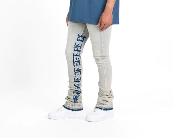 Pheelings "AGAINST ALL ODDS" FLARE STACK DENIM