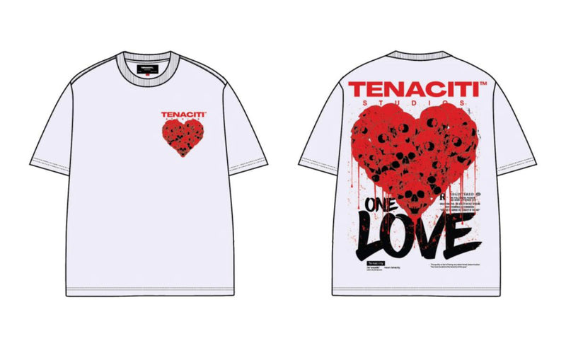 Tenaciti - One Love Hoodie - White