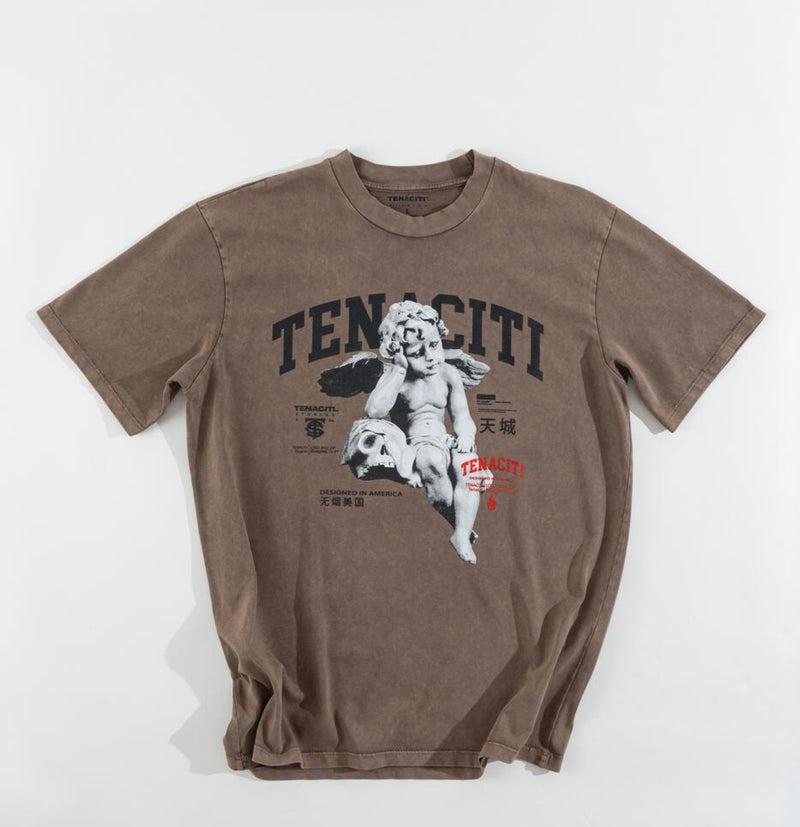 Tenaciti Angel wing Tee Vintage kaki