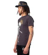 La Ropa LMC " KING FADED BLACK GRAPHIC T-SHIRT