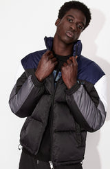 ARMANI EXCHANGE IRIDESCENT PACKABLE PUFFER DOWN JACKET