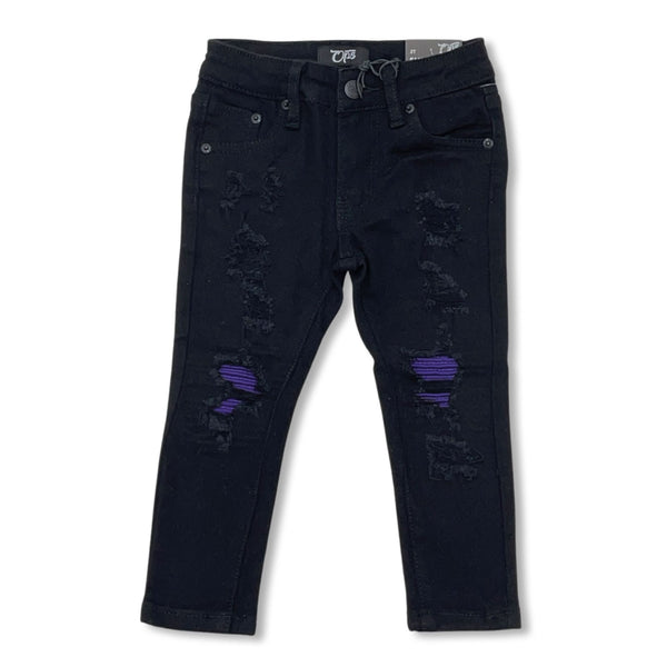 OPS KIDS PURPLE/Black Jeans (ops1905k)