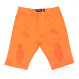 Makobi M971 JORDANELLE TWILL SHORTS - ORANGE