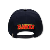 PRO STANDARD ATLANTA HAWKS STACKED LOGO SNAPBACK HAT (BAH752627)