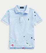 Polo Ralph Lauren Paint-Splatter Cotton Mesh Polo Shirt BOYS 2-7)