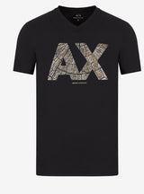 ARMANI EXCHANGE COTTON LOGO T-SHIRT (WHITE)