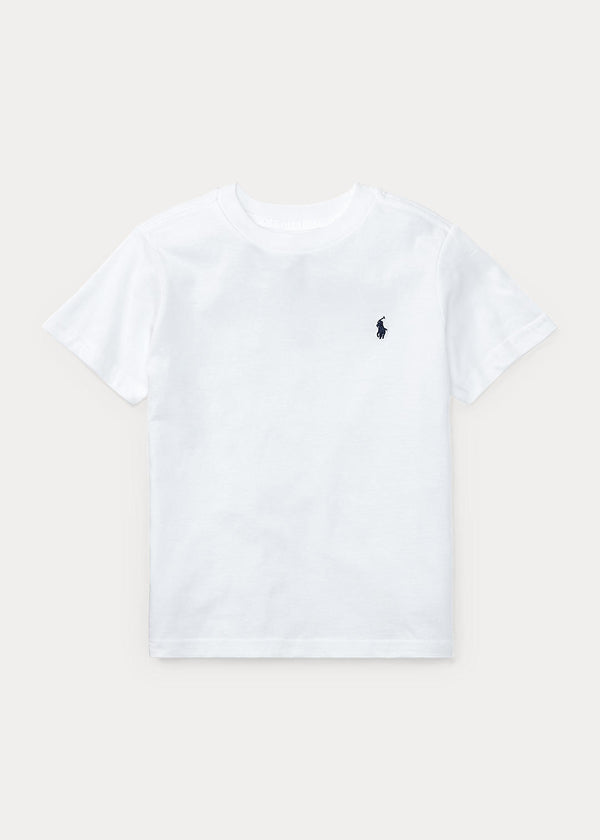 Polo Ralph Lauren (Boys 2-7) Cotton Jersey Crewneck Tee white