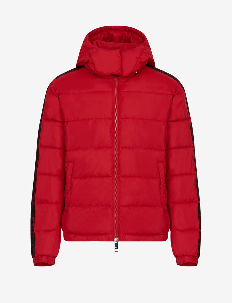 Armani exchange (red black hoodie zip up jacket)