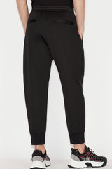 ARMANI EXCHANGE MACRO LOGO JOGGER SWEATPANTS BLACK