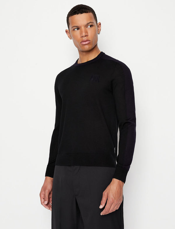 Armani Exchange CREW NECK WOOL SWEATER