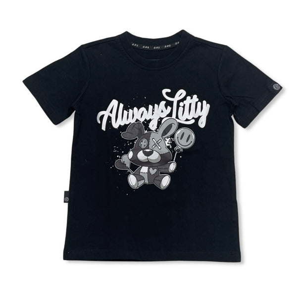 OPS KIDS Black/Gray T-SHIRT (OPS502K